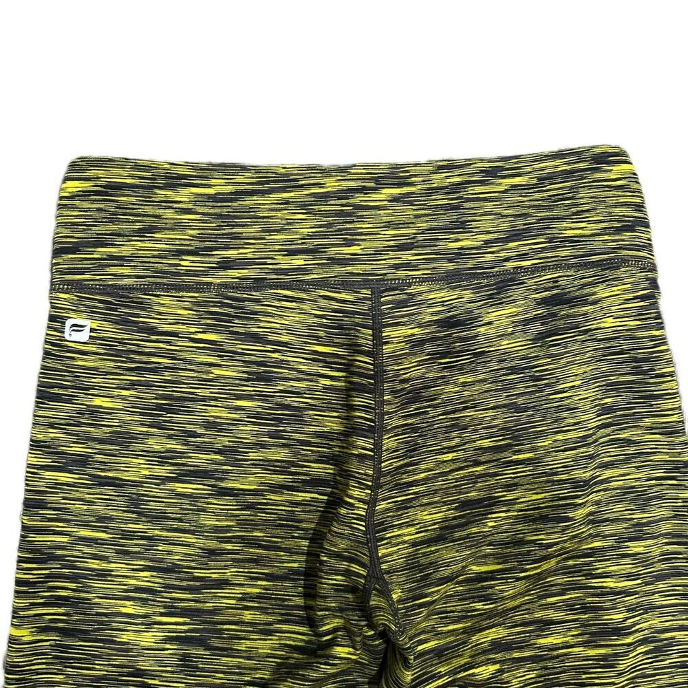 Fabletics Define PowerHold Mid-Rise Capri Neon Stripe Size Small - Picture 8 of 10
